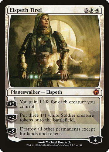 Mtg elspeth tirel scars - mtg,